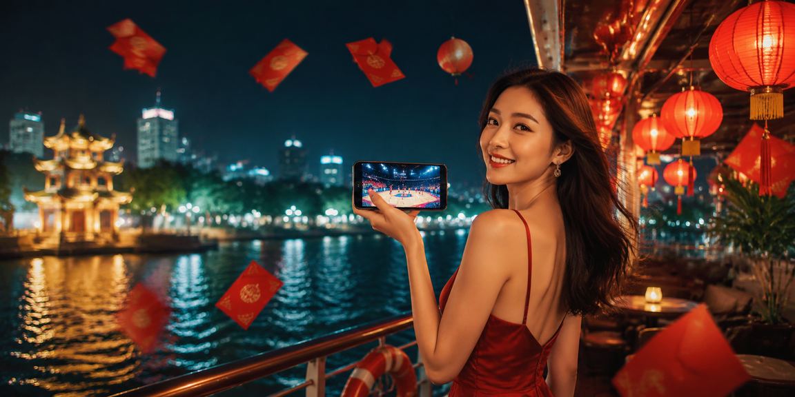 Người hâm mộ bóng rổ tại Hà Nội theo dõi tỷ số và đặt kèo dưới ánh đèn lồng lễ hội
