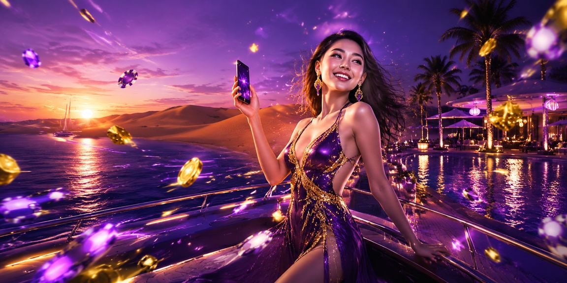 Người chơi tại Mũi Né tham gia casino trực tuyến với ánh đèn neon rực rỡ trên điện thoại